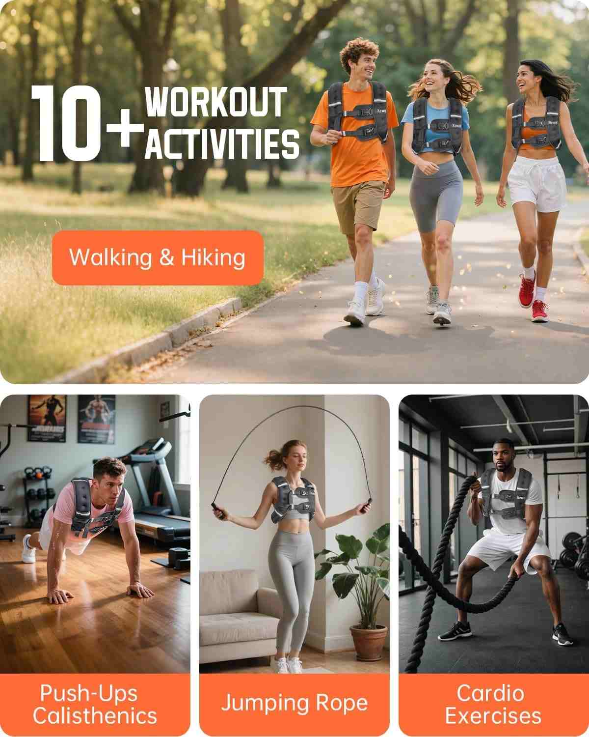 Renoj Weighted Vest for Women Men - Image 2