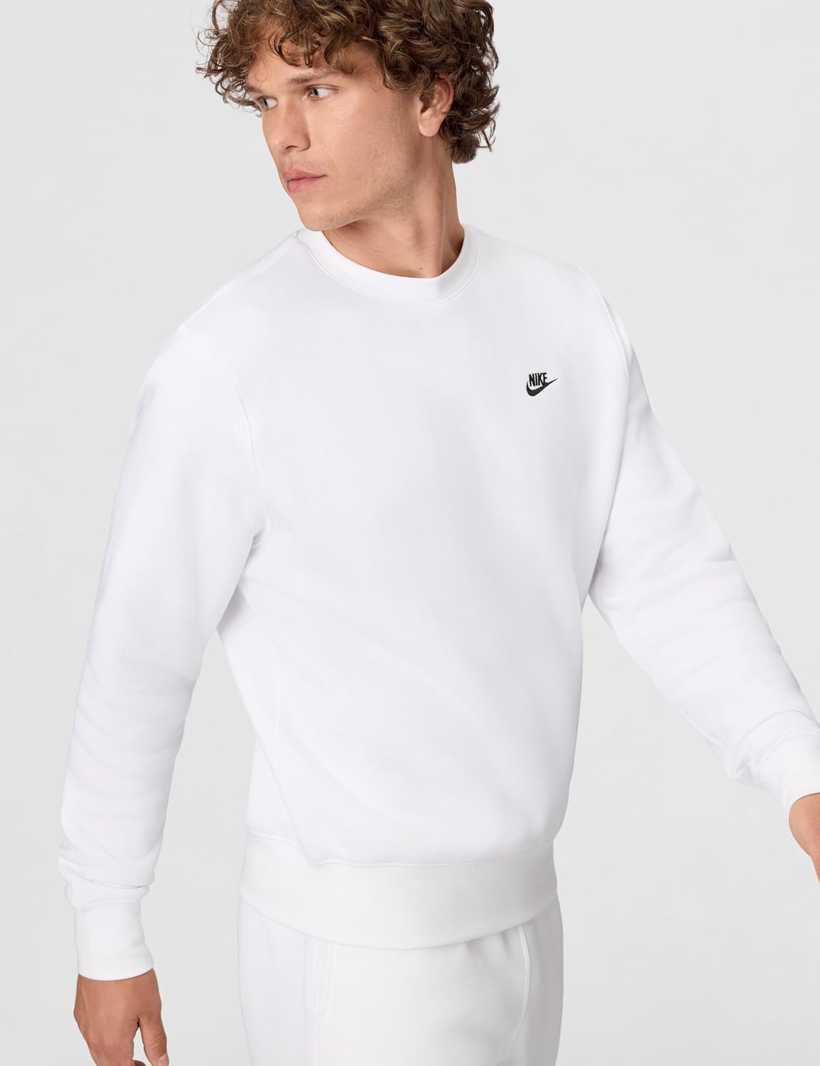 Nike Men's Club Fleece Crew Sweatshirt - Image 4
