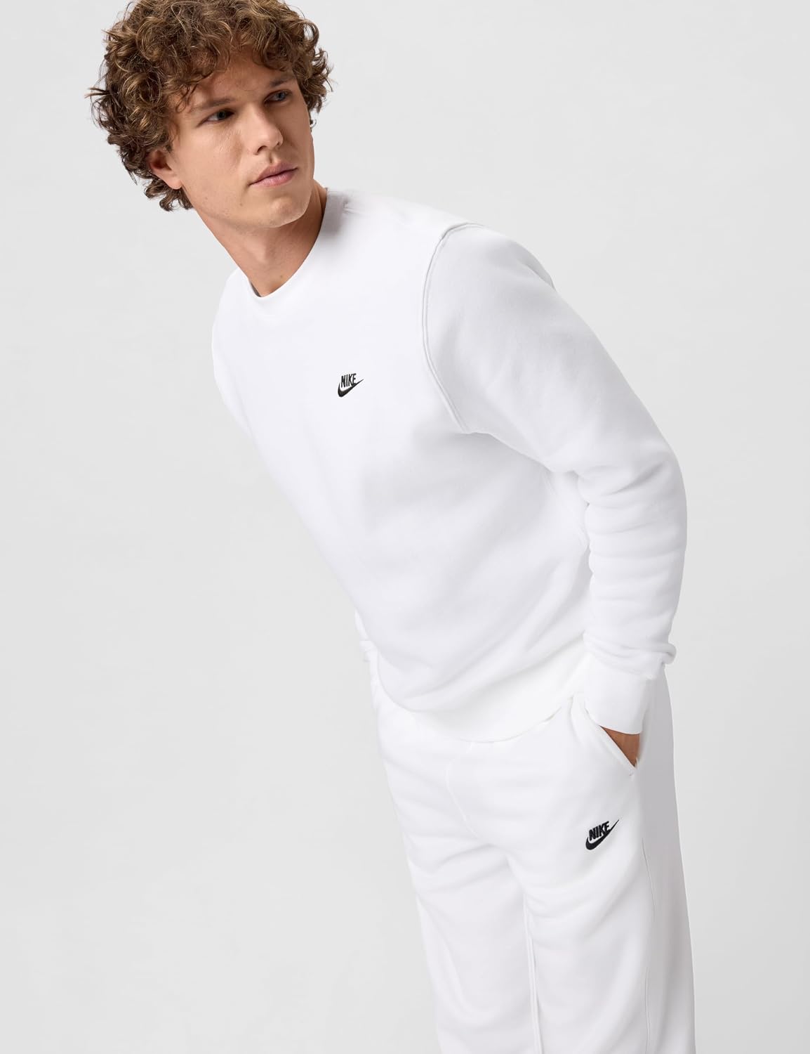 Nike Men's Club Fleece Crew Sweatshirt - Image 6