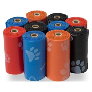 Best Pet Supplies Poop Bags for Dogs - Assorted Colors, 150 Count
