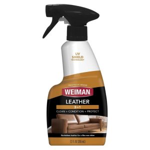 Weiman Leather Cleaner, Conditioner & Protector, Car Interior & Furniture