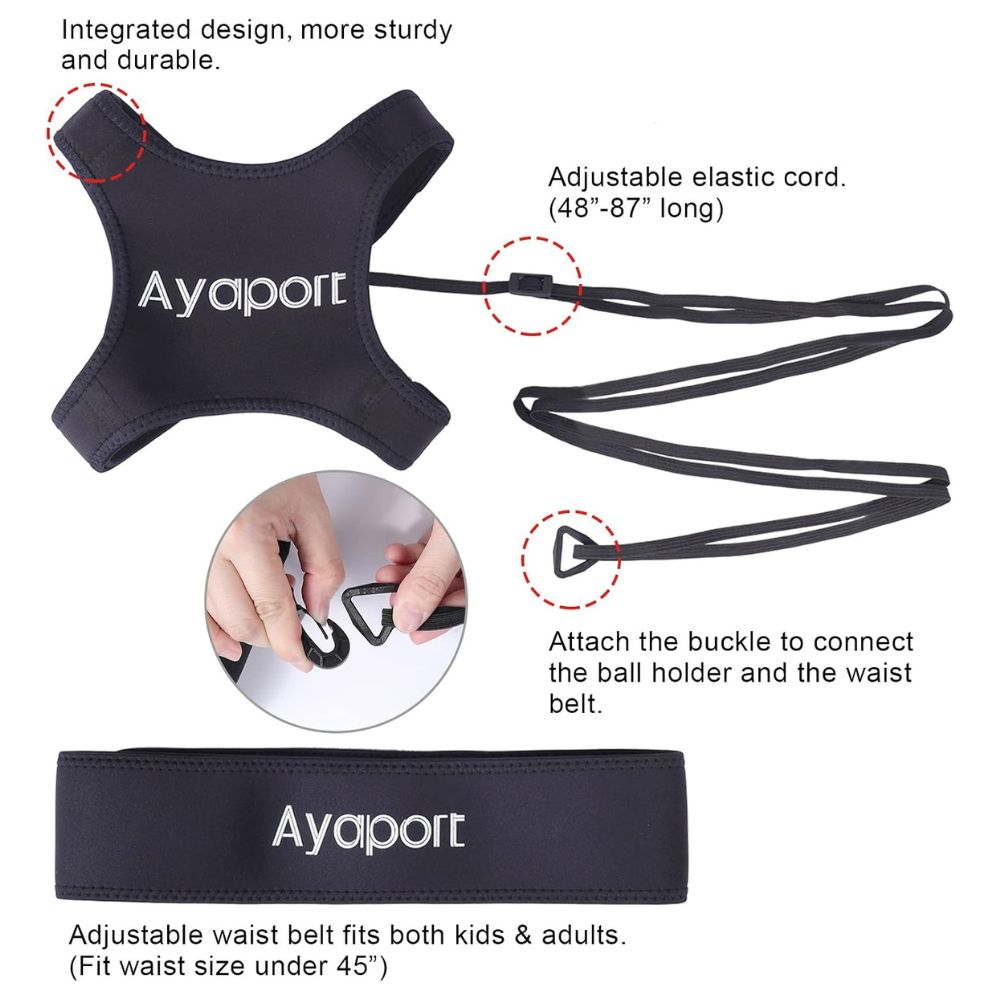 Ayaport Volleyball Training Equipment, Volleyball Practice Trainer for Beginners & Skill Development - Image 5