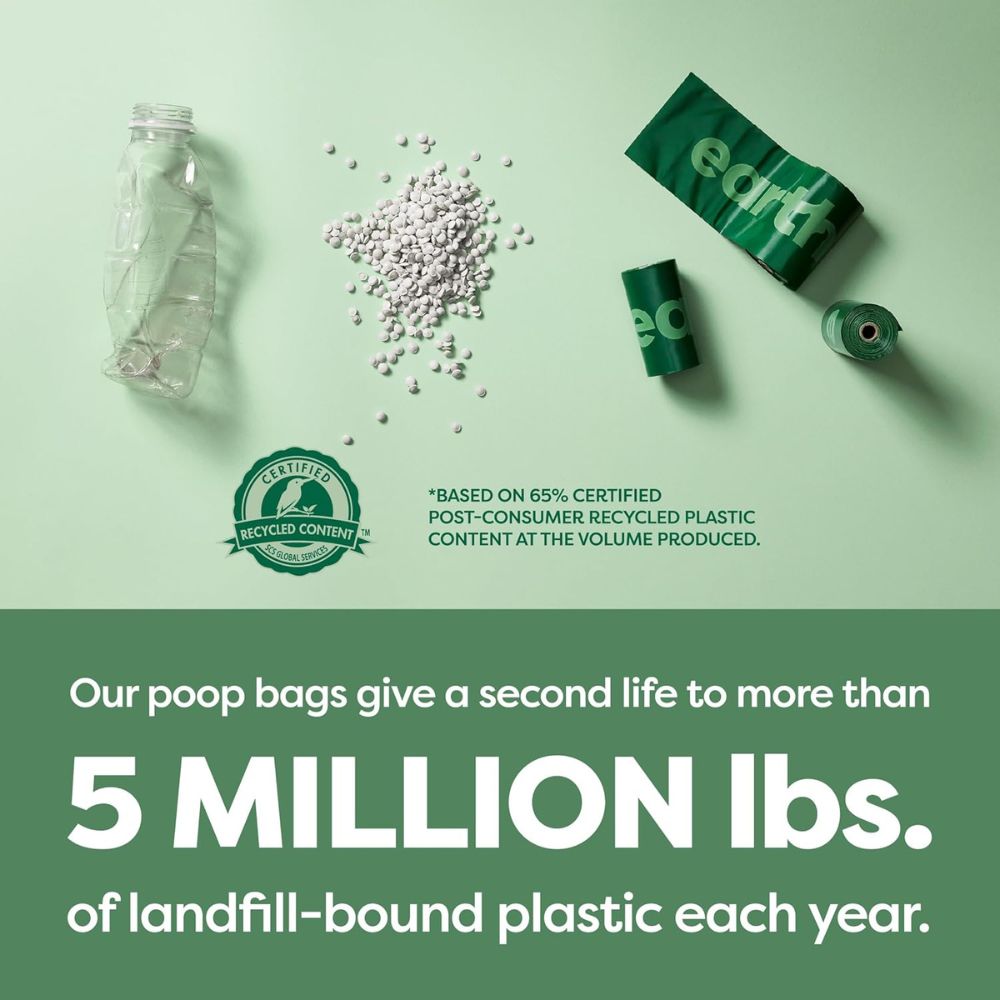 Earth Rated Dog Poop Bags on Refill Rolls, 270 Bags, Lavender - Image 4
