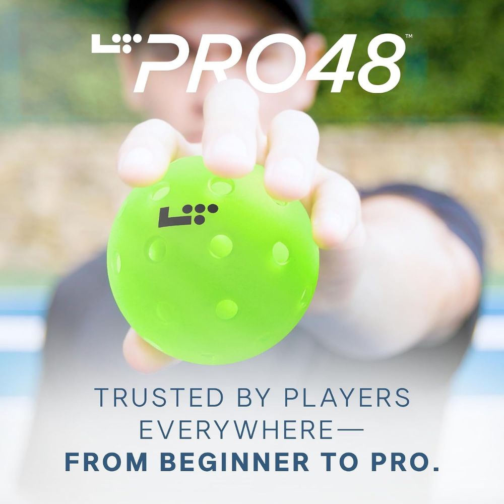 LT Pro 48 Pickleball – Official PPA Tour Ball with 48 Holes & Durable 2-Piece Construction - Image 3